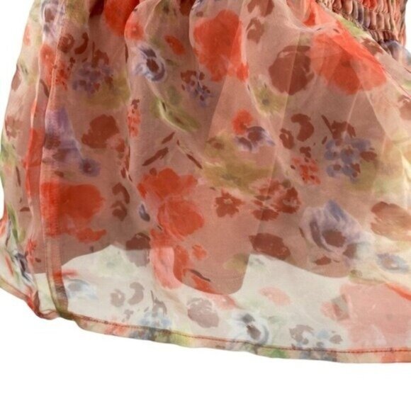 Charmed Hearts Romantic Fairy Puff Sleeve Crop Top Coquette Milkmaid - Picture 10 of 11